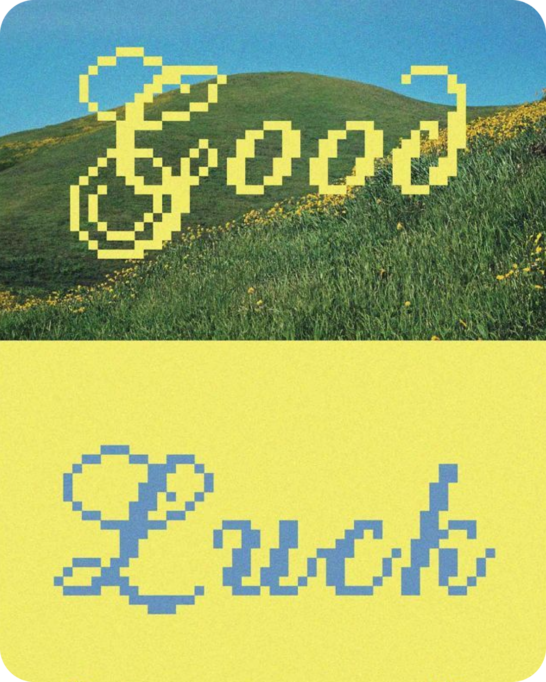 Good Luck golf identity concept