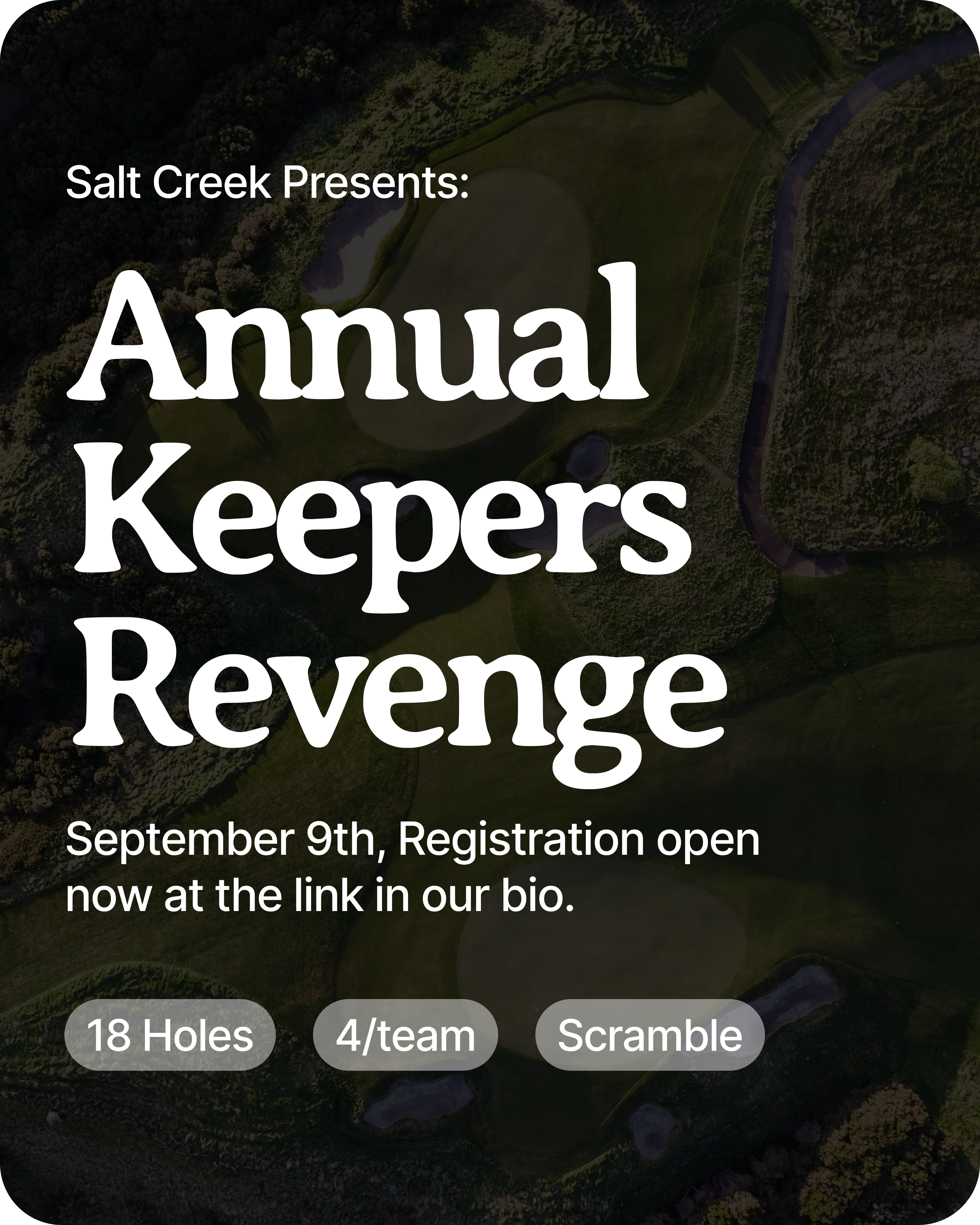 Annual Keepers Revenge tournament campaign